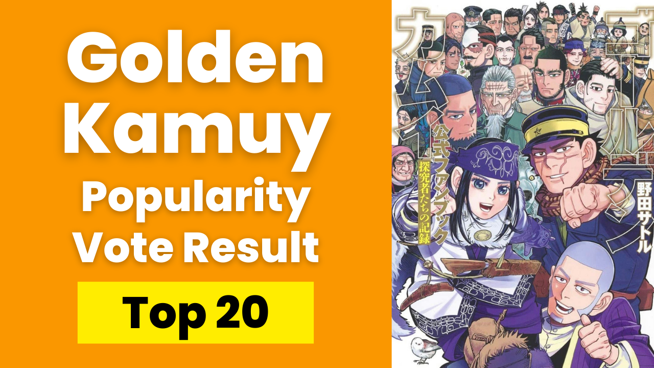 Golden Kamuy Top 20 popular character rankings! Who became the top on the list and who won over Sugimoto!?