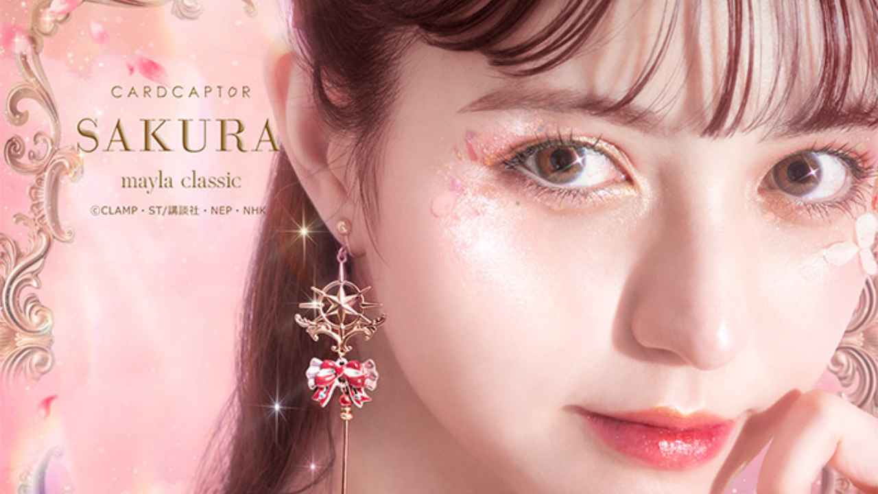 Mayla Classic collaborated with Cardcaptor Sakura:  Earrings with dream wand motifs are exceedingly cute! “Isn’t it a great design?”