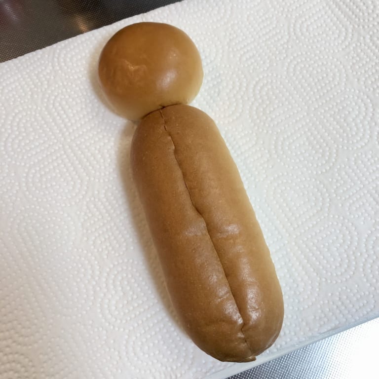 chocolate cream bread and hotdog bun