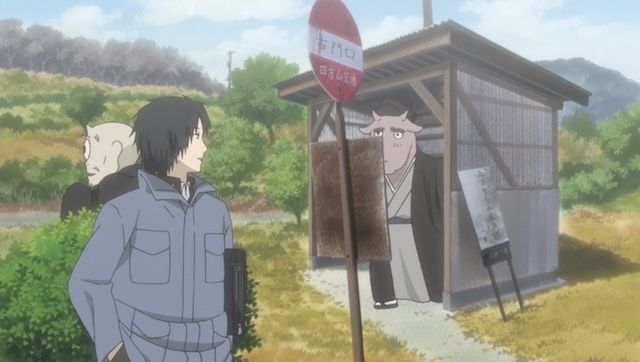 Haruyama Bus Stop in anime