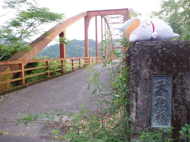 Tengu Bridge with Nyanko-sensei