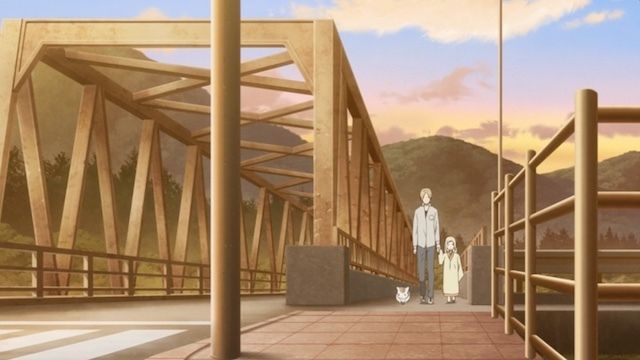 Nishize Bridge in anime