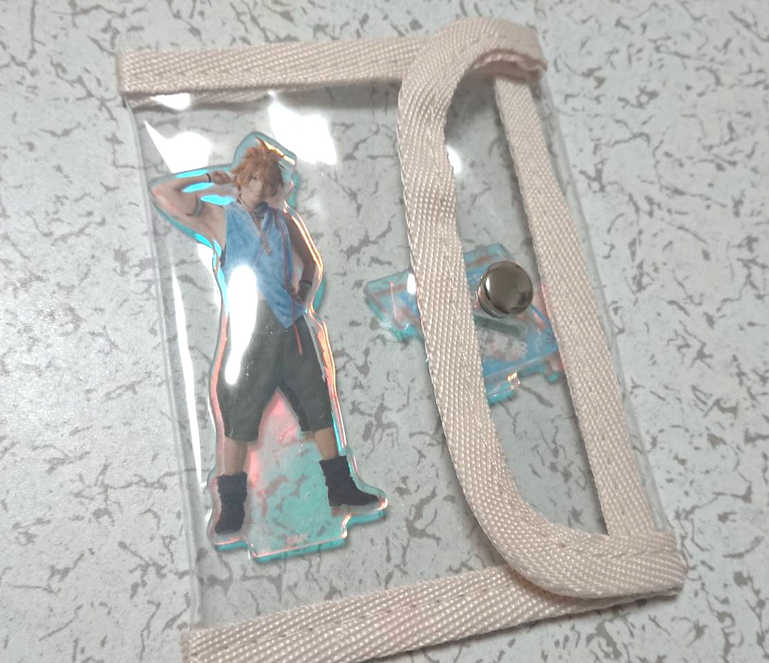 1pc Mini Clear File Bag (With acrylic stand inserted)