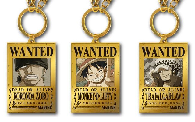One Piece 手配書アクリルミラーが登場 ルフィ ゾロ チョッパー ロー エースの全5種 にじめん