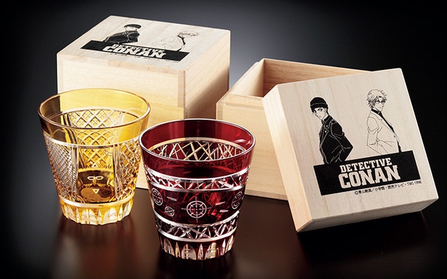 『名探偵コナン』赤井秀一&沖矢昴をイメージした「江戸切子グラス」が販売決定！