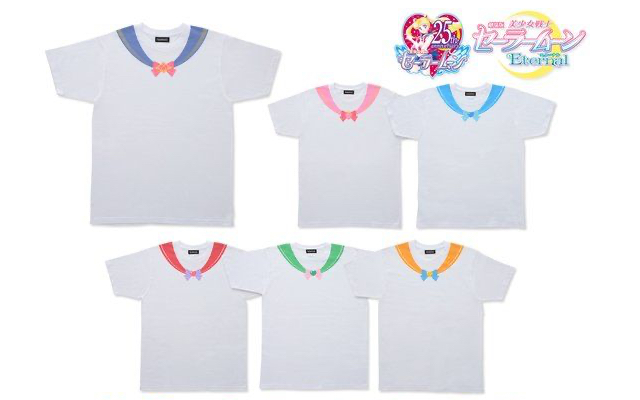 劇場版『美少女戦士セーラームーン』なりきりセーラーTシャツが登場！日常使いもできるシンプルなデザイン