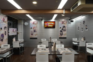 「刀剣乱舞-ONLINE-」×アニメイトカフェ　店内の様子