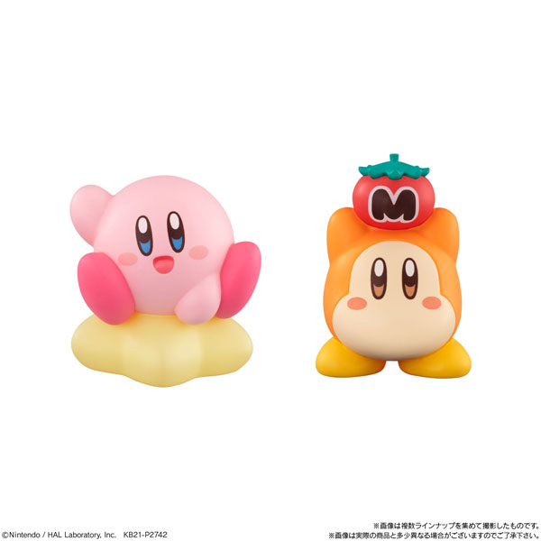 「星のカービィ Kirby Friends」1．カービィ（ワープスター）2．ワドルディ