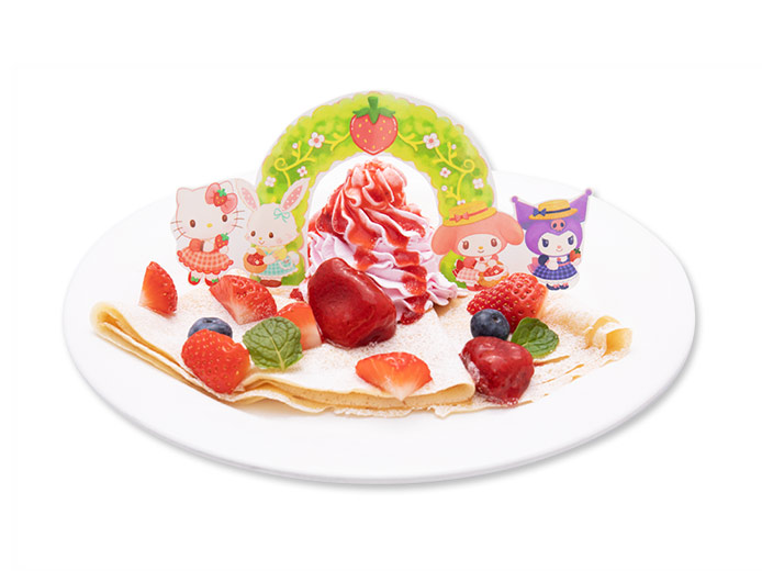 「Sweets Puro」贅沢！ベリーベリーストロベリークレープ(850円)