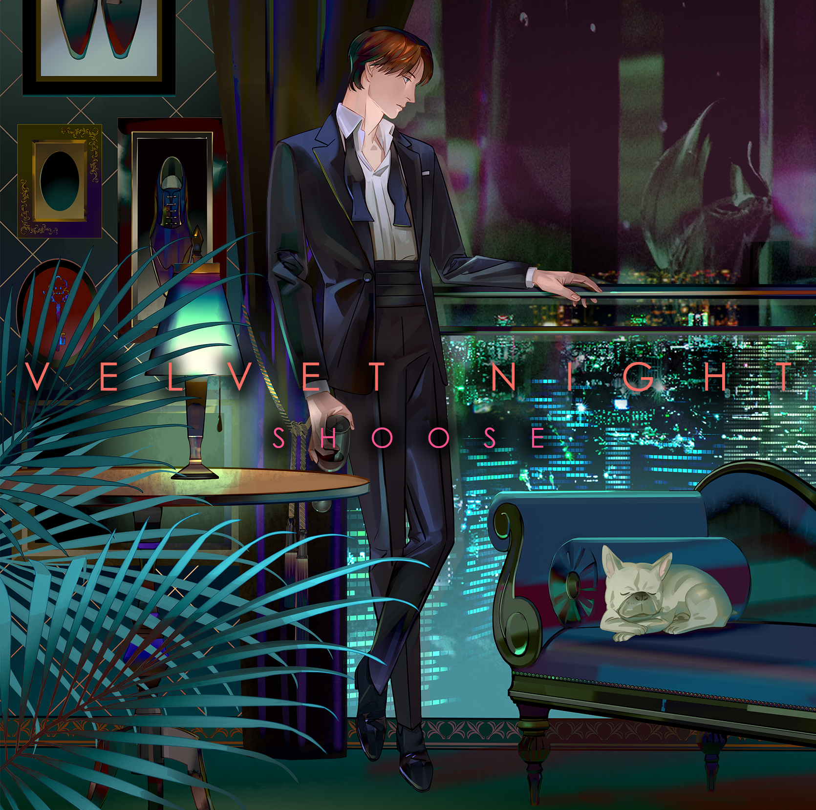 歌い手・しゅーずさん4thアルバム「Velvet Night」通常盤ジャケ写