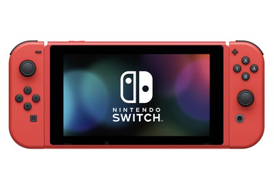 「Nintendo Switch マリオレッド×ブルー セット」Nintendo Switch本体（特別デザイン）