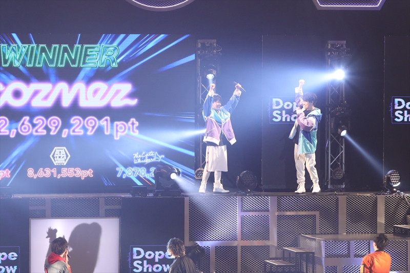 「Paradox Live Dope Show-2021.3.20 LINE CUBE SHIBUYA-」結果発表_cozmez_優勝
