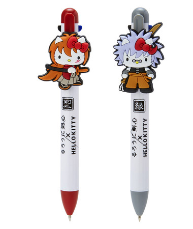 「るろうに剣心×HELLO KITTY」3色ボールペン＆シャープペンシル（全2種）