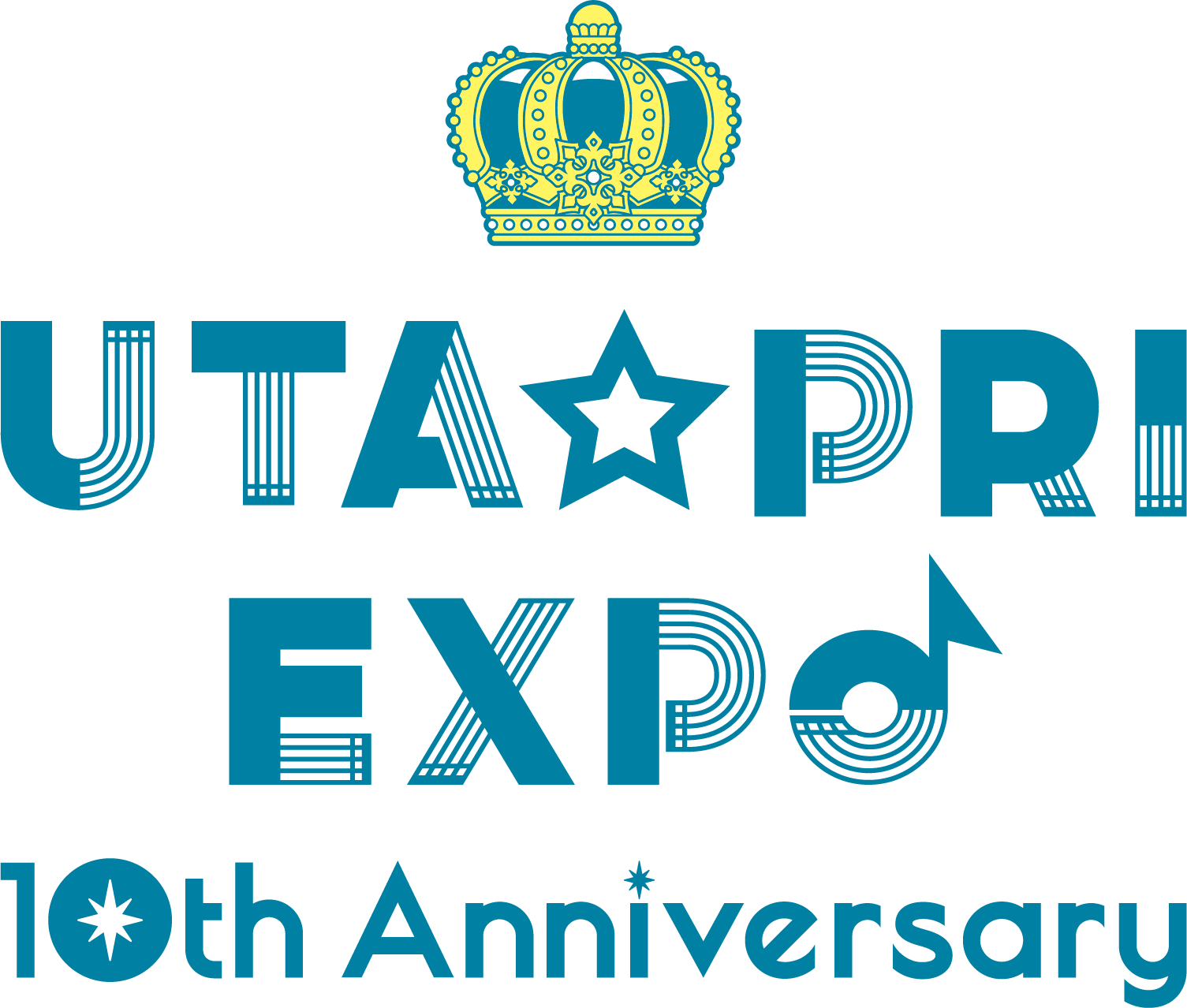 「UTA☆PRI EXPO-10th Anniversary-」ロゴ