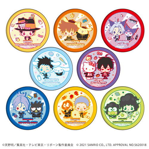 「家庭教師ヒットマンREBORN！× SANRIO CHARACTERS」 POP UP SHOP in 東京キャラクターストリート 缶バッジ(ブラインド)