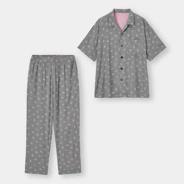 「星のカービィ」×「GU」パジャマ(半袖&ロングパンツ)Kirby +E