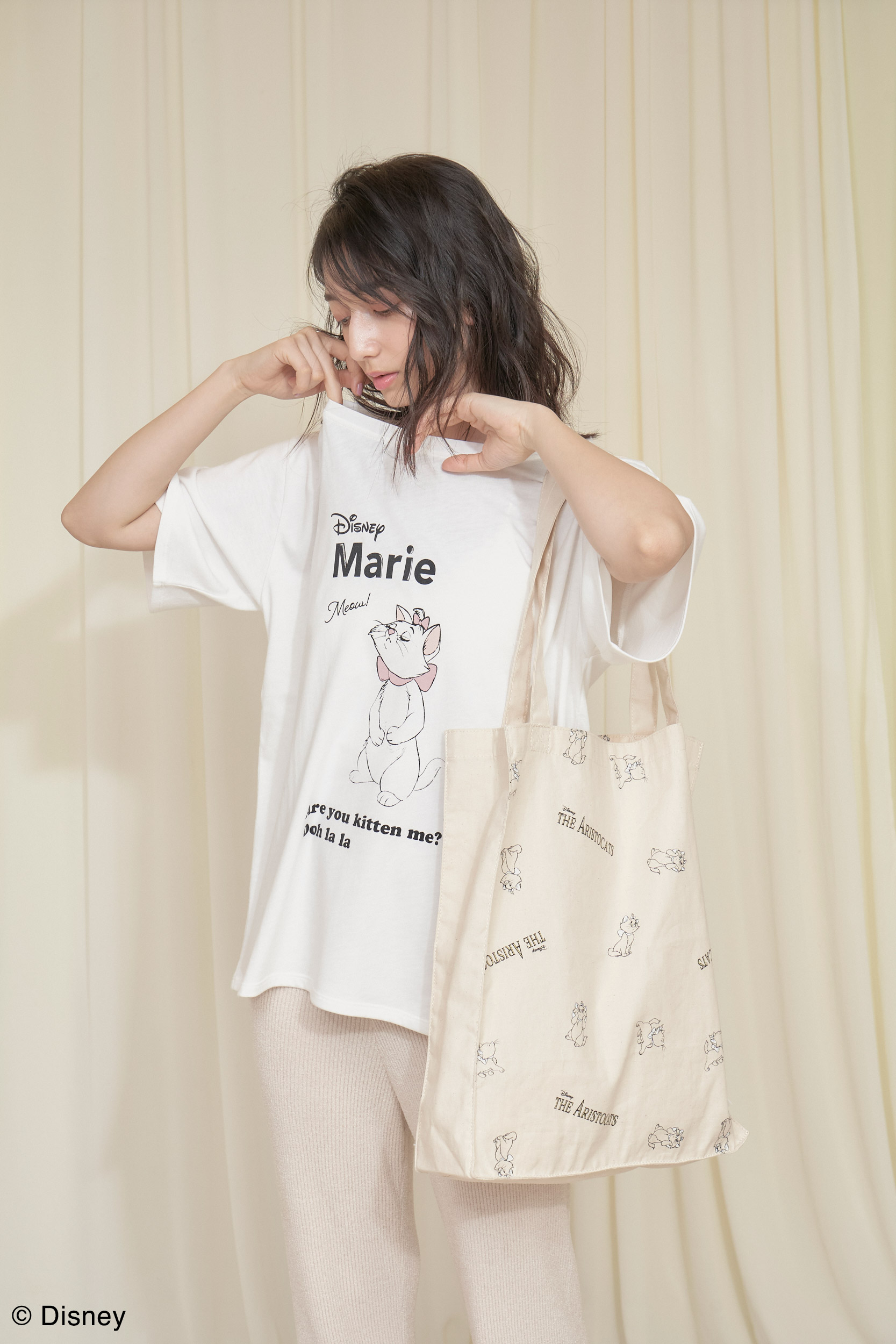 SNIDEL HOME限定『おしゃれキャット』“マリー”　T-Shirt