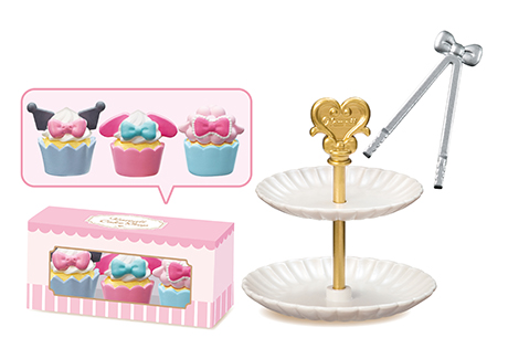 「サンリオキャラクターズ KAWAII CAKE SHOP」おそろいカップケーキ