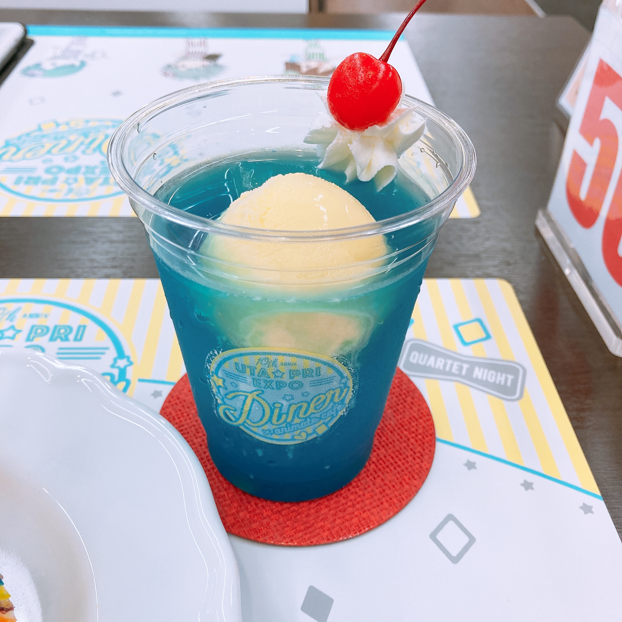 「うたプリ×アニメイトカフェ」ST☆RISHのクリームフロート【MASATO】