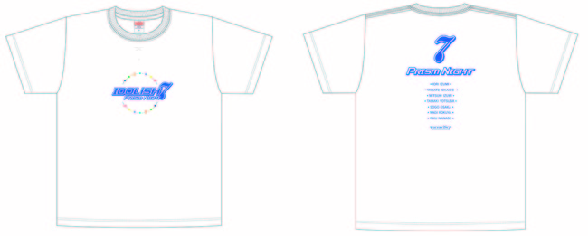 「アイドリッシュセブン」IDOLiSH7 PRISM NIGHT　Tシャツ