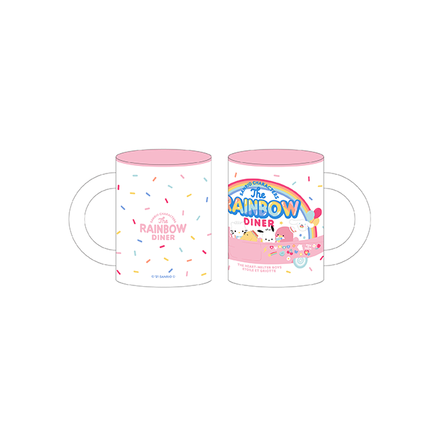 「SANRIO CHARACTERS the Rainbow Diner by Etoile et Griotte」マグカップ