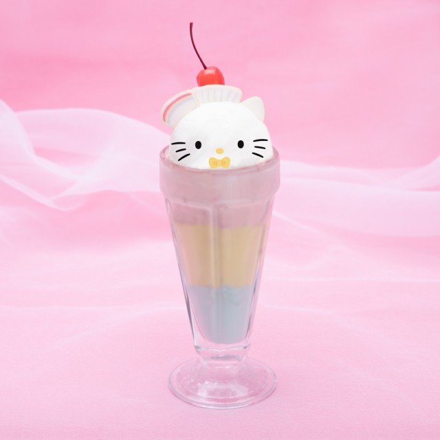「SANRIO CHARACTERS the Rainbow Diner by Etoile et Griotte」ディアダニエル レインボーヨーグルトフロート