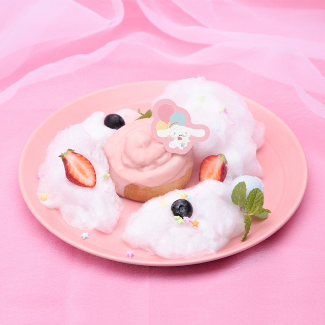 「SANRIO CHARACTERS the Rainbow Diner by Etoile et Griotte」シナモロール チョコがけシナモンロールプレート