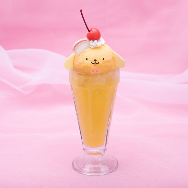 「SANRIO CHARACTERS the Rainbow Diner by Etoile et Griotte」ポムポムプリン レモネードフロート