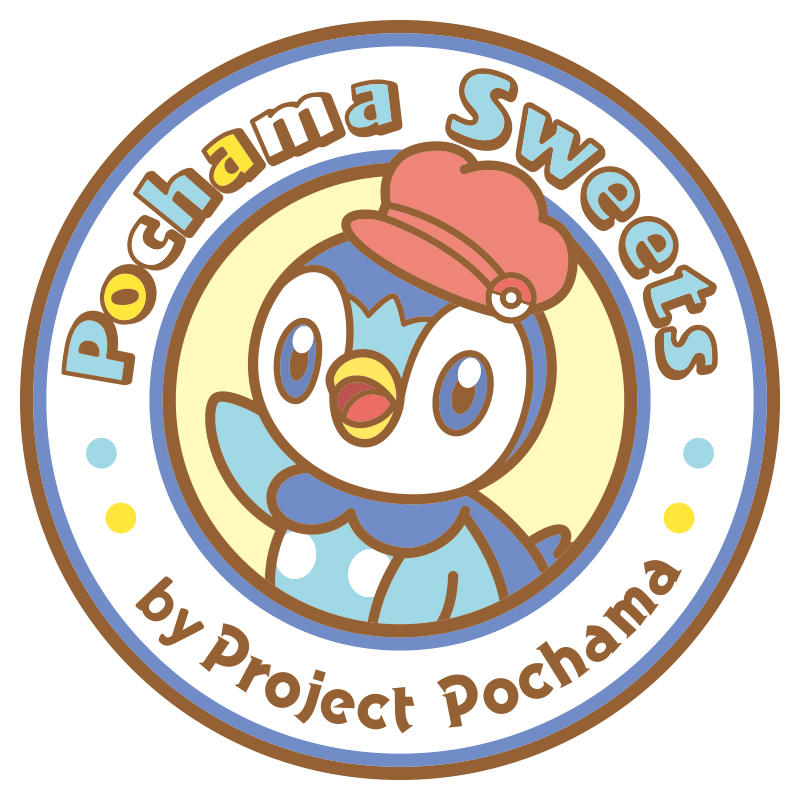 「ポッチャマスイーツ by プロジェクト ポッチャマ」ロゴ