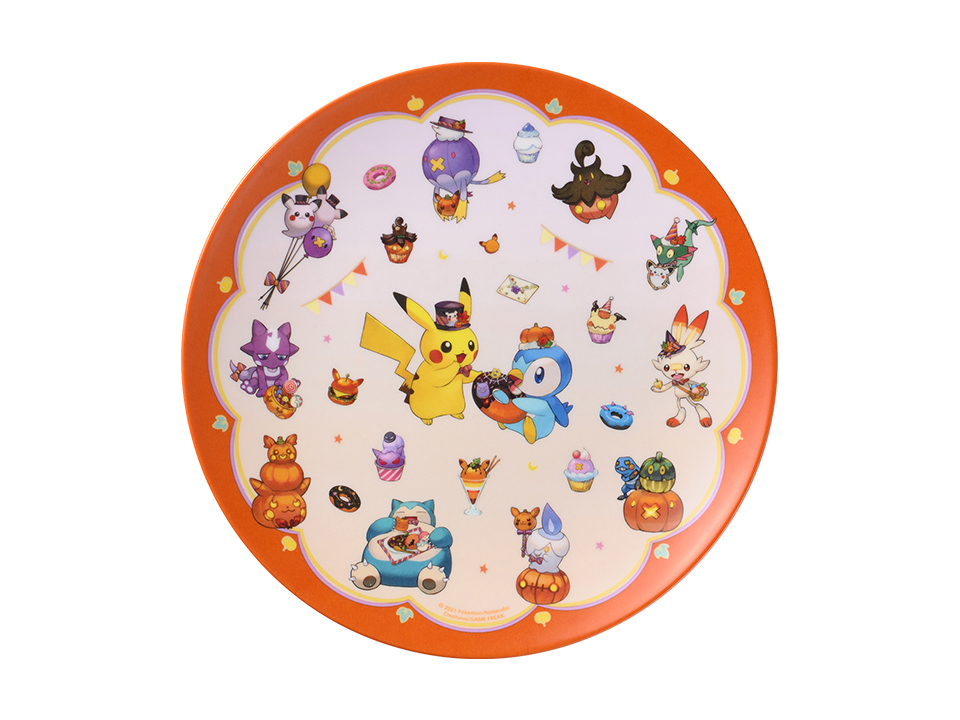 「ポケットモンスター Pokémon Pumpkin Banquet」メラミンプレート