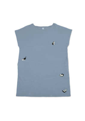いくえみ綾先生×「Design Tshirts Store graniph(グラニフ)」半袖ワンピース「猫」表面