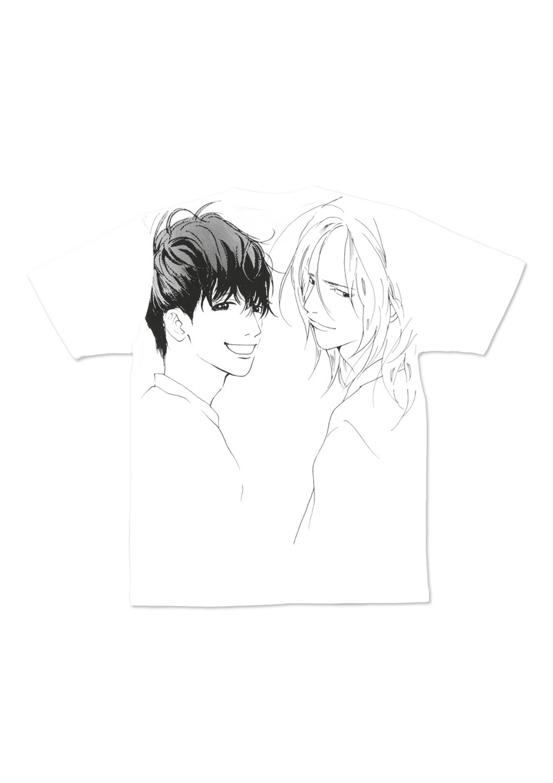 いくえみ綾先生×「Design Tshirts Store graniph(グラニフ)」Tシャツ「和央と弦」裏面