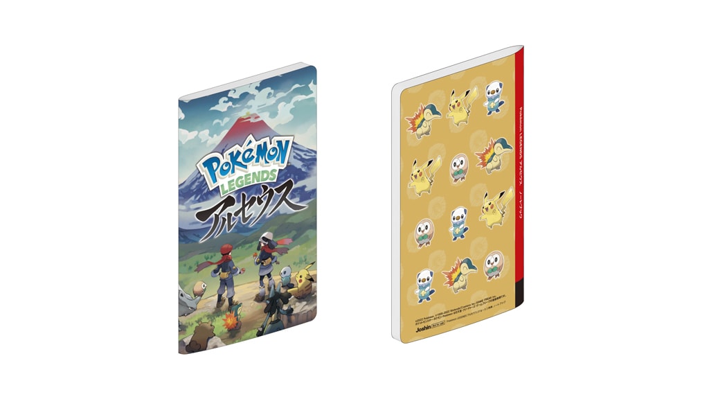 「Pokémon LEGENDS アルセウス」店舗別早期購入特典・ジョーシン：ノートブック