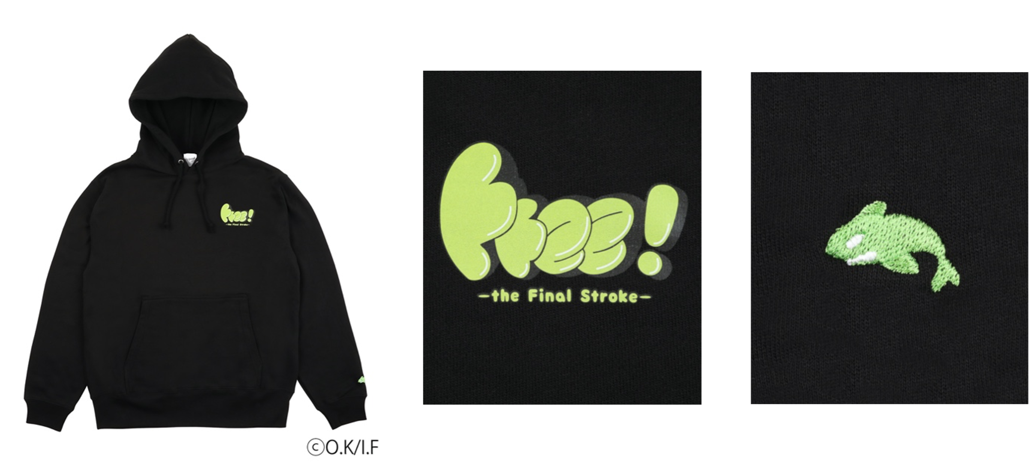 劇場版 Free!–the Final Stroke–×ZOZOTOWN Original logo hoodie 真琴