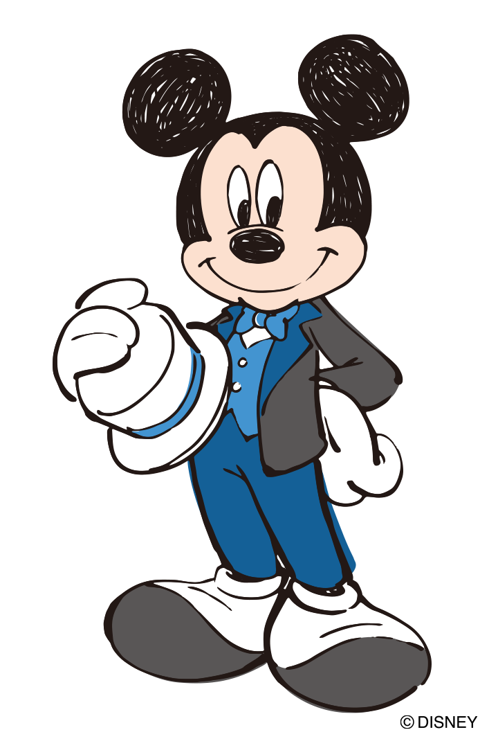 「ディズニー×Zoff」コラボメガネ おめかししたミッキーマウス