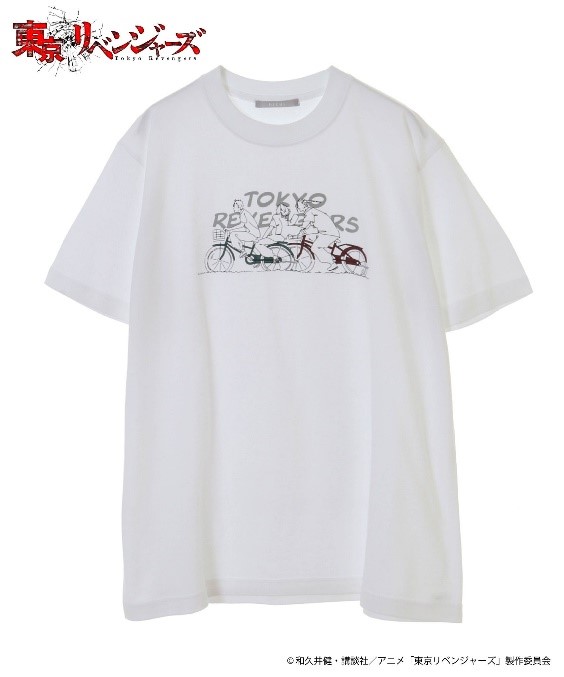 「東リベ」職人による手作業の“卍”刺繍が光る！マイキーらが絵柄のTシャツ・パーカー登場