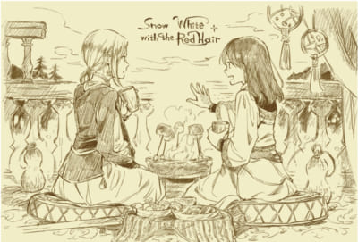 「15th Anniversary 赤髪の白雪姫コラボレーションカフェ」オリジナルポストカード特典1
