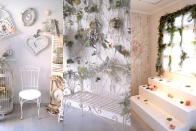 A室・ホワイトガーデンルーム　～白×自然光×お花のお部屋～