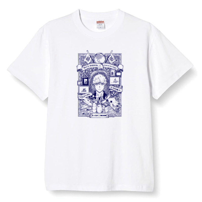 TVアニメ「ブルーピリオド」×「タワーレコード」Tシャツ（エッチング風）