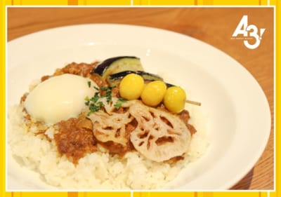 「A3!」×TOWER RECORDS CAFE　古市左京 銀杏風キーマカレー