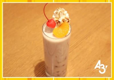 「A3!」×TOWER RECORDS CAFE　兵頭十座 クリームあんみつドリンク