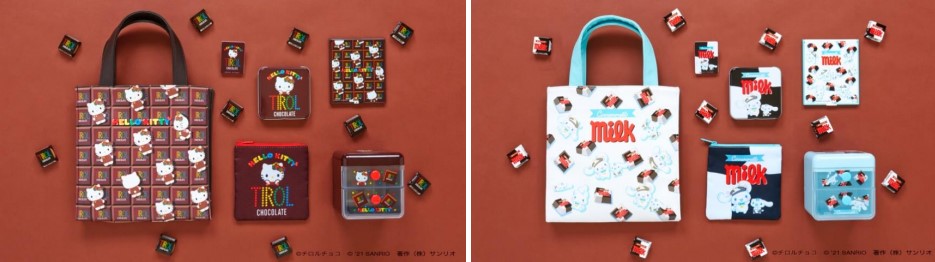 「サンリオ×チロルチョコ」菓子ギフト&チョコデザインの生活雑貨！友チョコにおすすめ