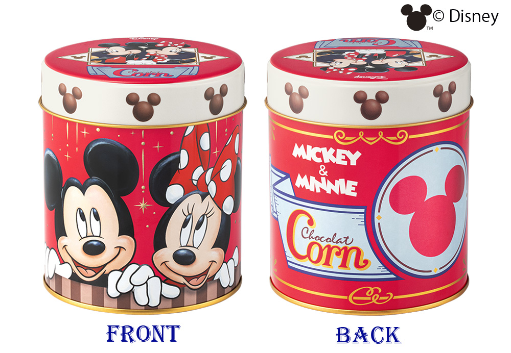 『ミッキーマウス&ミニーマウス/コーン ショコラ味』スペシャル缶
