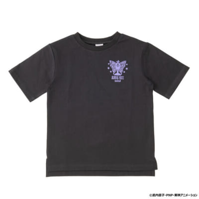 mini Tシャツ(ブラック／パープル)