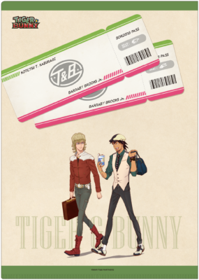 「TIGER & BUNNY×PARCO Travel Market」クリアファイル2枚セット