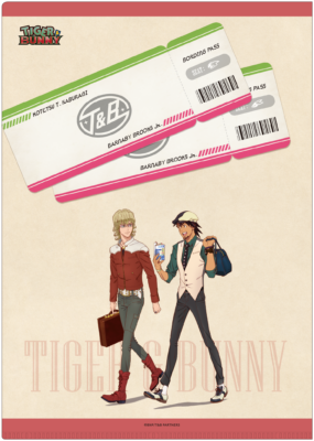 「TIGER & BUNNY×PARCO Travel Market」クリアファイル2枚セット