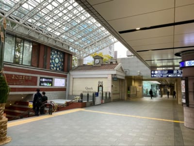 聖地巡礼「文豪ストレイドッグス」横浜駅東口階段上