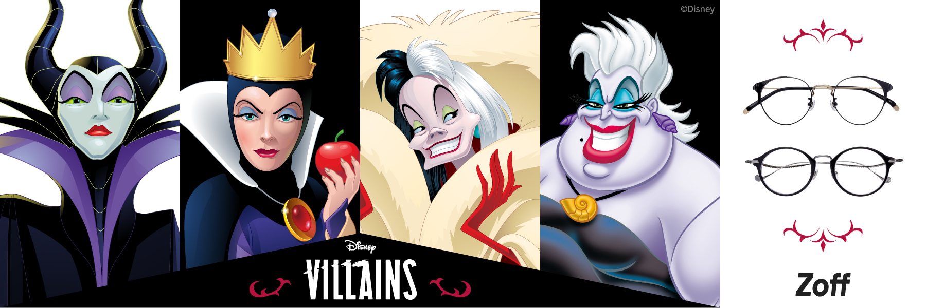 Disney Collection created by Zoff “Villains” （ディズニー コレクション クリエイテッド バイ ゾフ 「ヴィランズ」