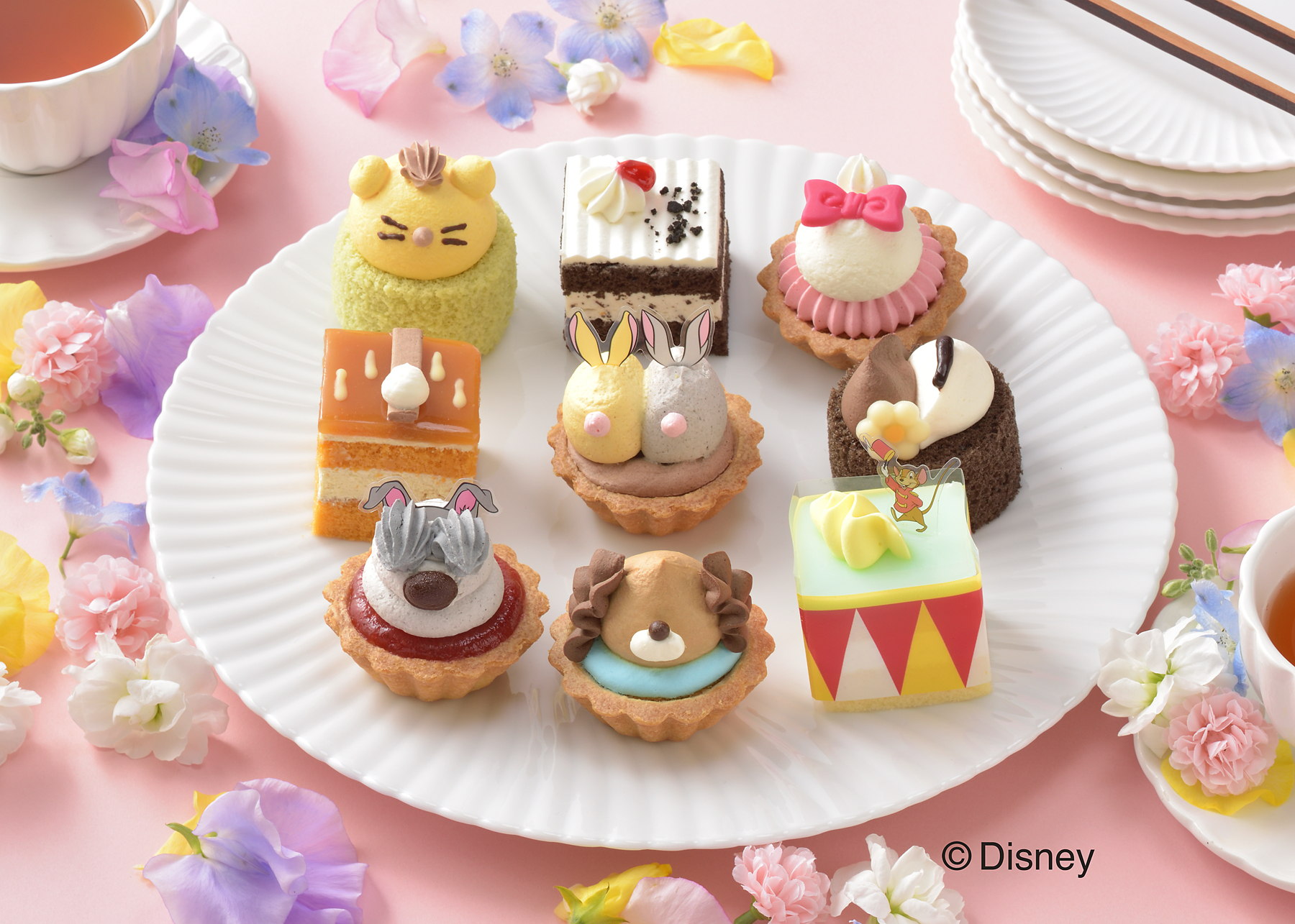 「ディズニー」ダンボやバンビなど11種の動物キャラがケーキに変身！