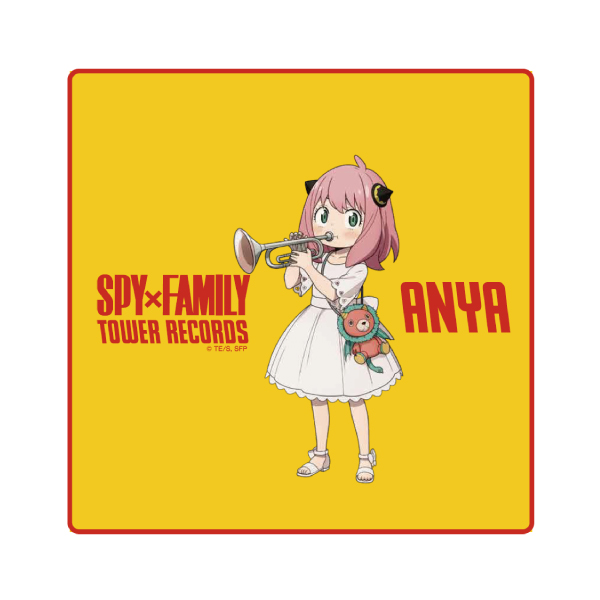 TVアニメ「SPY×FAMILY」×「タワーレコード」ハンドタオル：価格880円